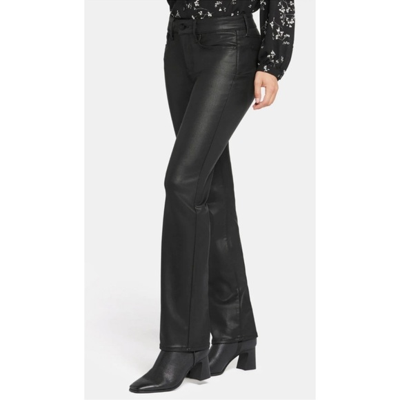 NYDJ Coated Marilyn Straight Jeans. - Picture 5 of 16